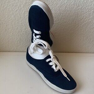 Jantzen Sneakers Boat shoes Navy Blue And White Womens  5.5